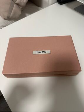 Miu Miu Black Leather Long Wallet